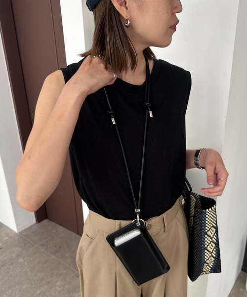 SLOBE IENA(スローブイエナ)の「《WEB・ZOZOTOWN・一部店舗限定》VOICE MADE スマホショルダー(その他小物・レディース・モスグリーン/ブラック・FREE)」の22枚目の写真