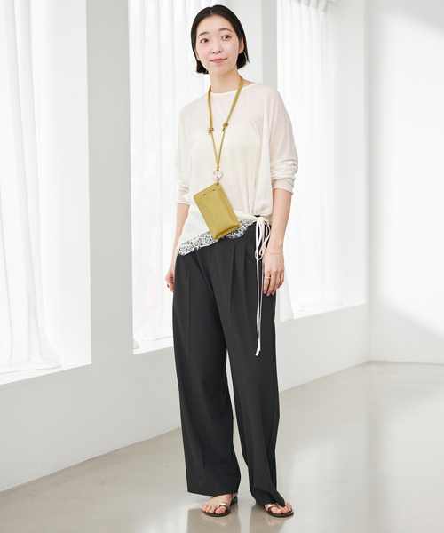 SLOBE IENA(スローブイエナ)の「《WEB・ZOZOTOWN・一部店舗限定》VOICE MADE スマホショルダー(その他小物・レディース・モスグリーン/ブラック・FREE)」の3枚目の写真