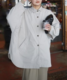 Marient | ソフトツイルポンチョシャツ / ライトジャケット(シャツ/ブラウス)