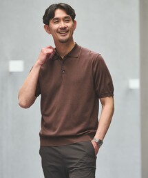 【WEB限定】JUST fit ジャケイン ニット 半袖 ポロシャツ