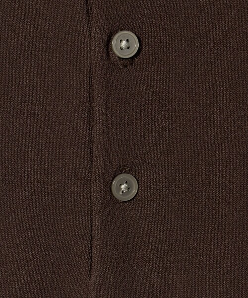 green label relaxing（グリーンレーベルリラクシング）の「【WEB限定】JUST fit ジャケイン ニット 半袖 ポロシャツ（ポロシャツ・メンズ・ブラック/ダークブラウン/ダークグレー/グレー系・S/L/M/XL）」の15枚目の写真