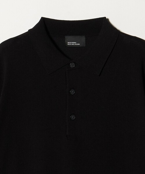 green label relaxing（グリーンレーベルリラクシング）の「【WEB限定】JUST fit ジャケイン ニット 半袖 ポロシャツ（ポロシャツ・メンズ・ブラック/ダークブラウン/ダークグレー/グレー系・S/L/M/XL）」の18枚目の写真