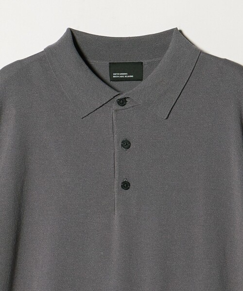 green label relaxing（グリーンレーベルリラクシング）の「【WEB限定】JUST fit ジャケイン ニット 半袖 ポロシャツ（ポロシャツ・メンズ・ブラック/ダークブラウン/ダークグレー/グレー系・S/L/M/XL）」の20枚目の写真