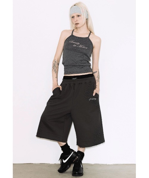 FANCY CLUB(ファンシークラブ)の「A'GEM/9 × .kom 『FANCY CLUB/ファンシークラブ』SERENITY BUTTON SLEEVELESS/セレニティボタンスリーブレス(キャミソール・レディース・チャコールグレー/ブルー・FREE)」の4枚目の写真