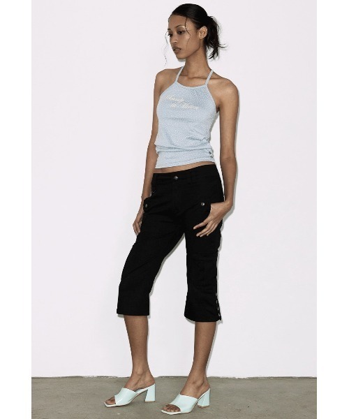 FANCY CLUB(ファンシークラブ)の「A'GEM/9 × .kom 『FANCY CLUB/ファンシークラブ』SERENITY BUTTON SLEEVELESS/セレニティボタンスリーブレス(キャミソール・レディース・チャコールグレー/ブルー・FREE)」の10枚目の写真