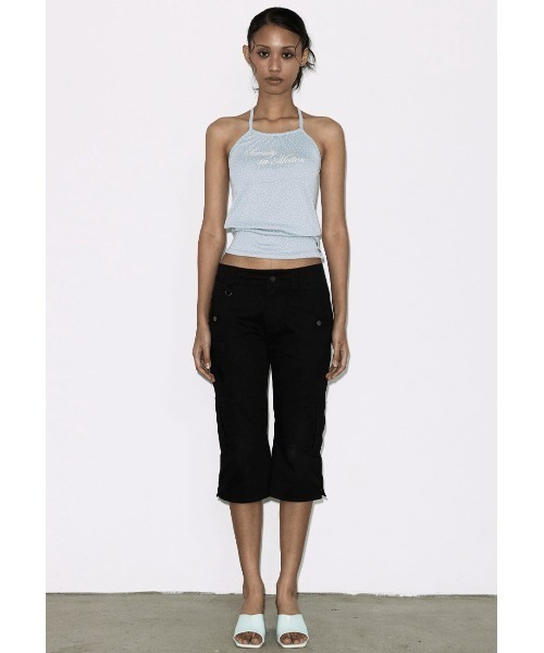 FANCY CLUB(ファンシークラブ)の「A'GEM/9 × .kom 『FANCY CLUB/ファンシークラブ』SERENITY BUTTON SLEEVELESS/セレニティボタンスリーブレス(キャミソール・レディース・チャコールグレー/ブルー・FREE)」の11枚目の写真