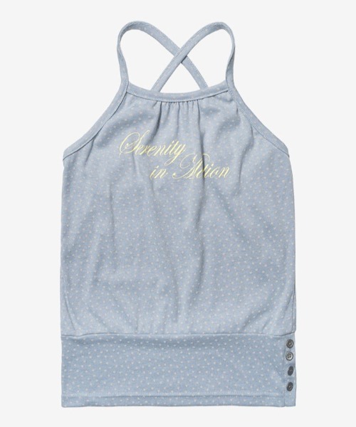 FANCY CLUB(ファンシークラブ)の「A'GEM/9 × .kom 『FANCY CLUB/ファンシークラブ』SERENITY BUTTON SLEEVELESS/セレニティボタンスリーブレス(キャミソール・レディース・チャコールグレー/ブルー・FREE)」の18枚目の写真