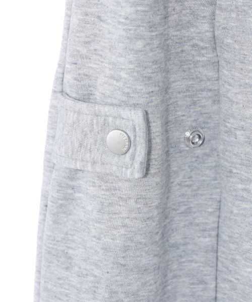 DISTN9NE(ディストナイン)の「6部サイドスナップバミューダパンツ LQ2PU407_MELANGE GREY(その他パンツ・メンズ・その他・28/30/32/27)」の4枚目の写真