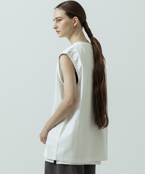 SLICK（スリック）の「【SLICK/スリック】Heavy Weight Sorona Jersey Sleeveless T-shirt/ヘヴィーウェイトソロナジャージノースリーブTシャツ（Tシャツ/カットソー・メンズ・ブラック/ホワイト/ブルー・2/1/3）」の7枚目の写真