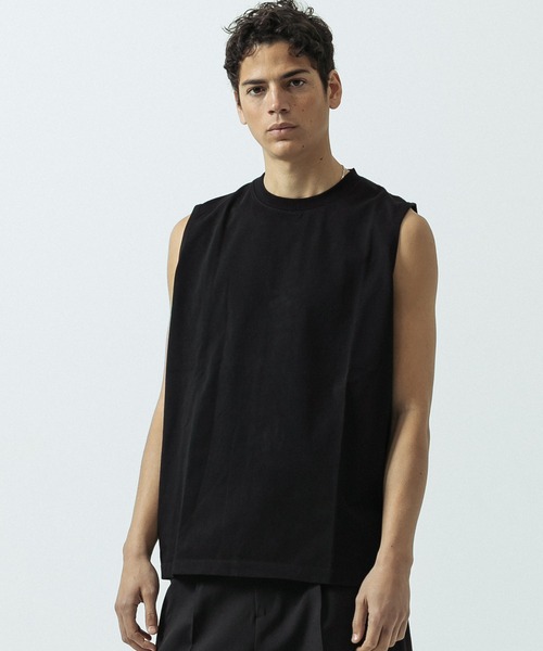 SLICK（スリック）の「【SLICK/スリック】Heavy Weight Sorona Jersey Sleeveless T-shirt/ヘヴィーウェイトソロナジャージノースリーブTシャツ（Tシャツ/カットソー・メンズ・ブラック/ホワイト/ブルー・2/1/3）」の18枚目の写真