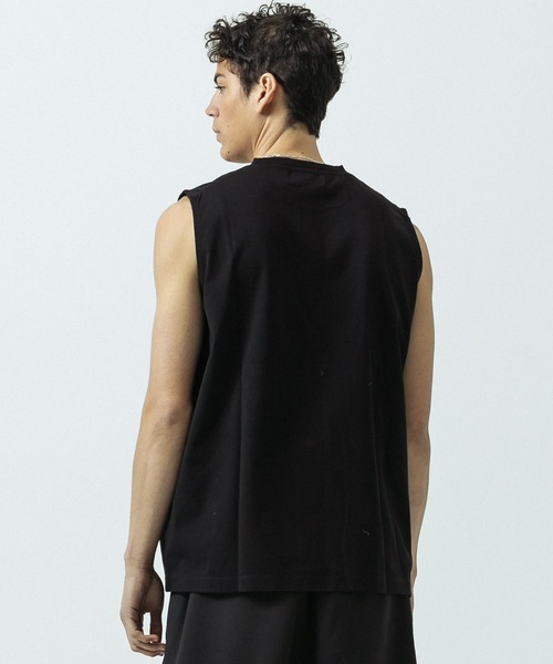 SLICK（スリック）の「【SLICK/スリック】Heavy Weight Sorona Jersey Sleeveless T-shirt/ヘヴィーウェイトソロナジャージノースリーブTシャツ（Tシャツ/カットソー・メンズ・ブラック/ホワイト/ブルー・2/1/3）」の19枚目の写真