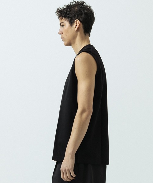 SLICK（スリック）の「【SLICK/スリック】Heavy Weight Sorona Jersey Sleeveless T-shirt/ヘヴィーウェイトソロナジャージノースリーブTシャツ（Tシャツ/カットソー・メンズ・ブラック/ホワイト/ブルー・2/1/3）」の21枚目の写真