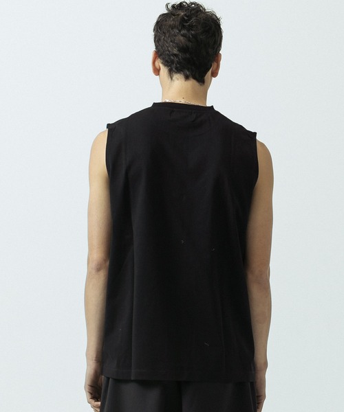 SLICK（スリック）の「【SLICK/スリック】Heavy Weight Sorona Jersey Sleeveless T-shirt/ヘヴィーウェイトソロナジャージノースリーブTシャツ（Tシャツ/カットソー・メンズ・ブラック/ホワイト/ブルー・2/1/3）」の22枚目の写真