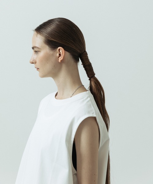 SLICK（スリック）の「【SLICK/スリック】Heavy Weight Sorona Jersey Sleeveless T-shirt/ヘヴィーウェイトソロナジャージノースリーブTシャツ（Tシャツ/カットソー・メンズ・ブラック/ホワイト/ブルー・2/1/3）」の9枚目の写真