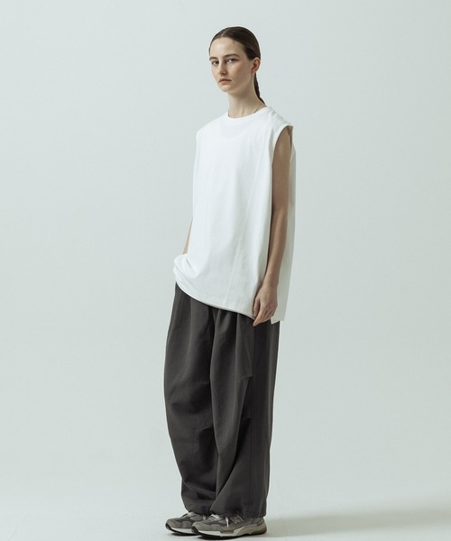 SLICK（スリック）の「【SLICK/スリック】Heavy Weight Sorona Jersey Sleeveless T-shirt/ヘヴィーウェイトソロナジャージノースリーブTシャツ（Tシャツ/カットソー・メンズ・ブラック/ホワイト/ブルー・2/1/3）」の12枚目の写真