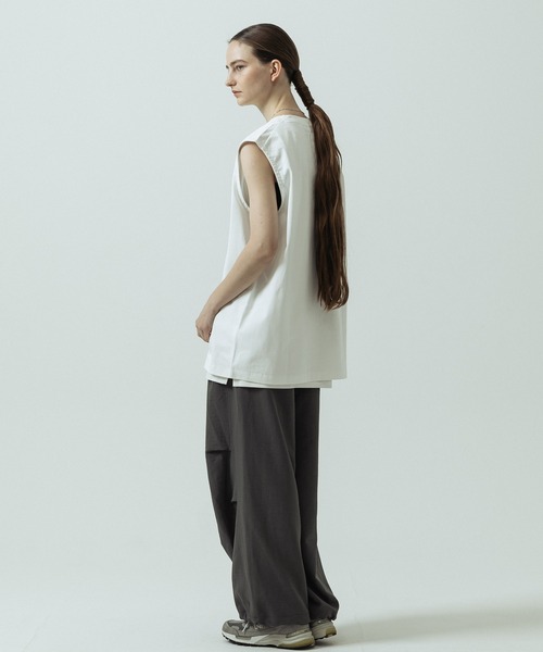 SLICK（スリック）の「【SLICK/スリック】Heavy Weight Sorona Jersey Sleeveless T-shirt/ヘヴィーウェイトソロナジャージノースリーブTシャツ（Tシャツ/カットソー・メンズ・ブラック/ホワイト/ブルー・2/1/3）」の14枚目の写真