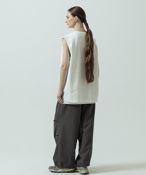 SLICK（スリック）の「【SLICK/スリック】Heavy Weight Sorona Jersey Sleeveless T-shirt/ヘヴィーウェイトソロナジャージノースリーブTシャツ（Tシャツ/カットソー・メンズ・ブラック/ホワイト/ブルー・2/1/3）」の15枚目の写真