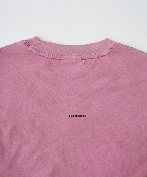 ADAM PATEK(アダムパテック)の「ADAMPATEK/widebox aging T/ワイドボックスエイジングTシャツ(AP2614027)(Tシャツ/カットソー・レディース・ブラック/ピンク/グリーン/ホワイト・1/2)」の18枚目の写真