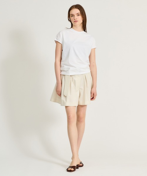 ESTNATION(エストネーション)の「GOOD PEOPLE GOOD STITCHING GOOD PRODUCT for ESTNATION / フレンチスリーブTシャツ(Tシャツ/カットソー・レディース・ホワイト/ブラック/ネイビー・FREE)」の9枚目の写真