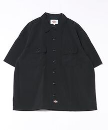 【DICKIES/ディッキーズ】【ベタつかない清涼素材】ディッキーズ ナイロンワークシャツ 綿のような肌触り 軽量・速乾 夏の羽織り 1574ベース