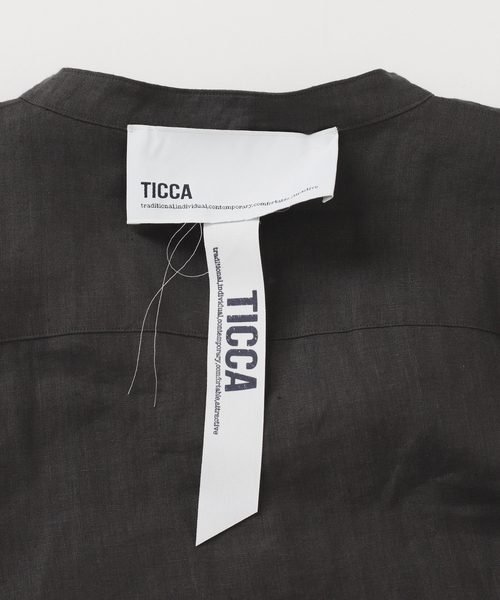 TICCA(ティッカ)の「TICCA ティッカ リネンドレス TBFS-412(ワンピース・レディース・ブラウン・FREE)」の16枚目の写真