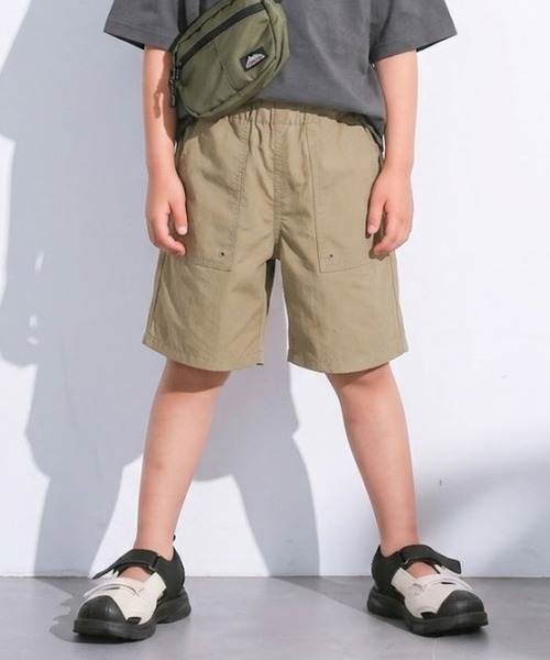 NAVY(ネイビー)の「NAVY 水陸両用ナイロン バイカラー&ソリッド イージーショートパンツ(その他パンツ・キッズ・ブラック/ベージュ系その他/ベージュ/ターコイズブルー/ブラック系その他/カーキ・130cm/120cm/160cm/150cm/140cm)」の4枚目の写真
