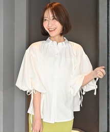 何気ない日も 華やぐ 一枚 ぽわん袖ブラウス