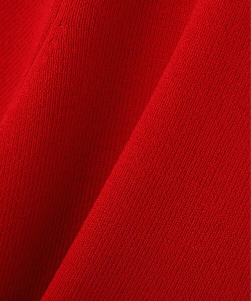 PROPORTION BODY DRESSING(プロポーションボディドレッシング)の「【中川紅葉さん着用<ウォッシャブル/UVカット/接触冷感>ポロ衿ニットカーデ / 1216274600(カーディガン/ボレロ・レディース・ホワイト/レッド/グリーン・SMALL/MEDIUM)」の5枚目の写真