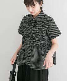 ITEMS URBANRESEARCH | シャーリングストライプシャツ(シャツ/ブラウス)