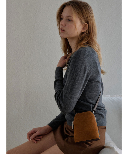OMNIPOTENT(オムニポテント)の「Little pudding bag _5colors(メッセンジャーバッグ・レディース・レモンイエロー/ブラック/ピンク/ダークブラウン・FREE)」の7枚目の写真