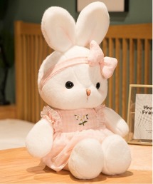 ぬいぐるみ ウサギ ぬいぐるみ」に該当するピンク/桃色系の