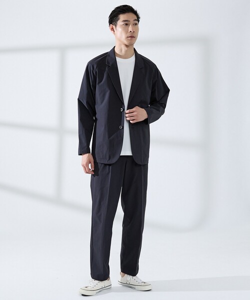 ABAHOUSE GRAY(アバハウスグレイ)の「【SMART CLOSET/2枚セット】接触冷感 シルケット天竺 クルーネック パックTシャツ / WEB限定(Tシャツ/カットソー・メンズ・ホワイト/その他/ブラック・44/46/48/50)」の9枚目の写真