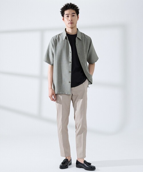 ABAHOUSE GRAY(アバハウスグレイ)の「【SMART CLOSET/2枚セット】接触冷感 シルケット天竺 クルーネック パックTシャツ / WEB限定(Tシャツ/カットソー・メンズ・ホワイト/その他/ブラック・44/46/48/50)」の18枚目の写真