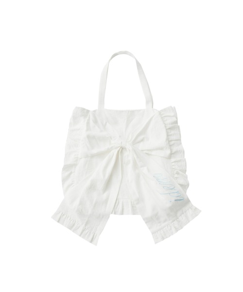 idem(イデム)の「big ribbon frill tote bag / リボンバッグ(トートバッグ・レディース・ホワイト・FREE)」の15枚目の写真