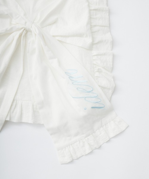 idem(イデム)の「big ribbon frill tote bag / リボンバッグ(トートバッグ・レディース・ホワイト・FREE)」の14枚目の写真