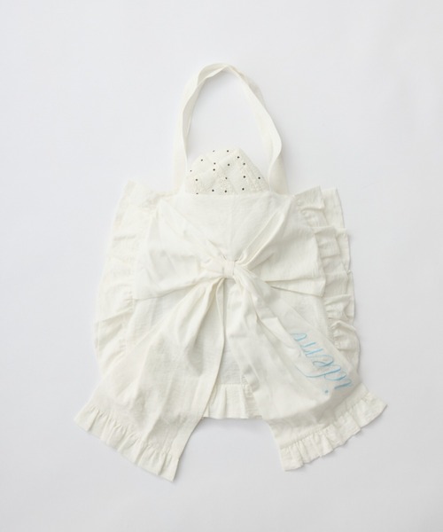 idem(イデム)の「big ribbon frill tote bag / リボンバッグ(トートバッグ・レディース・ホワイト・FREE)」の13枚目の写真