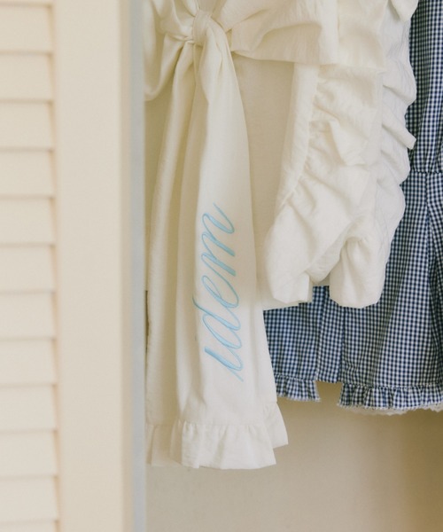 idem(イデム)の「big ribbon frill tote bag / リボンバッグ(トートバッグ・レディース・ホワイト・FREE)」の5枚目の写真