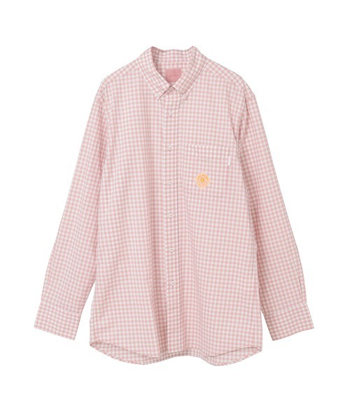 KARL HELMUT(カールヘルム)の「ギンガムチェックシャツブラウス(シャツ/ブラウス・メンズ・ピンク/レッド・LARGE)」の2枚目の写真