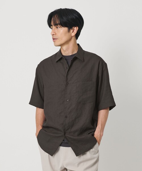 ライト リネンタッチ レギュラーカラー シャツ FORM型（シャツ