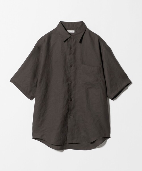 BEAUTY&YOUTH UNITED ARROWS(ビューティーアンドユースユナイテッドアローズ)の「ライト リネンタッチ レギュラーカラー シャツ FORM型(シャツ/ブラウス・メンズ・ホワイト/ダークグレー/コバルトブルー・XL/L/M/S)」の14枚目の写真