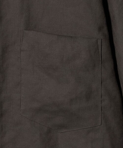 BEAUTY&YOUTH UNITED ARROWS(ビューティーアンドユースユナイテッドアローズ)の「ライト リネンタッチ レギュラーカラー シャツ FORM型(シャツ/ブラウス・メンズ・ホワイト/ダークグレー/コバルトブルー・XL/L/M/S)」の18枚目の写真
