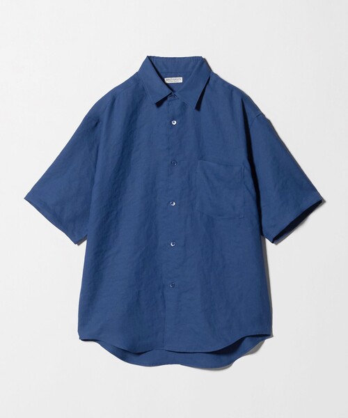 BEAUTY&YOUTH UNITED ARROWS(ビューティーアンドユースユナイテッドアローズ)の「ライト リネンタッチ レギュラーカラー シャツ FORM型(シャツ/ブラウス・メンズ・ホワイト/ダークグレー/コバルトブルー・XL/L/M/S)」の21枚目の写真