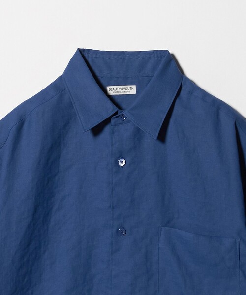 BEAUTY&YOUTH UNITED ARROWS(ビューティーアンドユースユナイテッドアローズ)の「ライト リネンタッチ レギュラーカラー シャツ FORM型(シャツ/ブラウス・メンズ・ホワイト/ダークグレー/コバルトブルー・XL/L/M/S)」の22枚目の写真