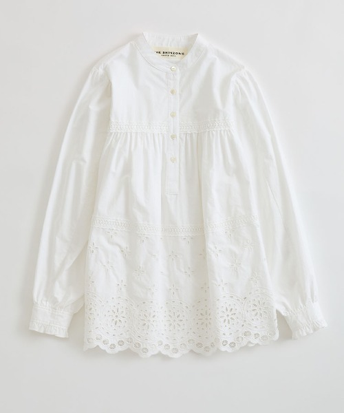 THE SHINZONE（ザ　シンゾーン）の「THE SHINZONE/シンゾーン　チャーチブラウス　CHURCH BLOUSE　26AMSBL06（シャツ/ブラウス・レディース・ブラック/ホワイト・36）」の17枚目の写真