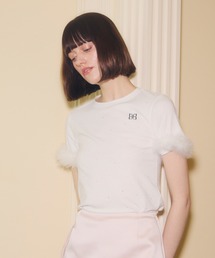 EIMY ISTOIRE | FEATHER TEE(Tシャツ/カットソー)