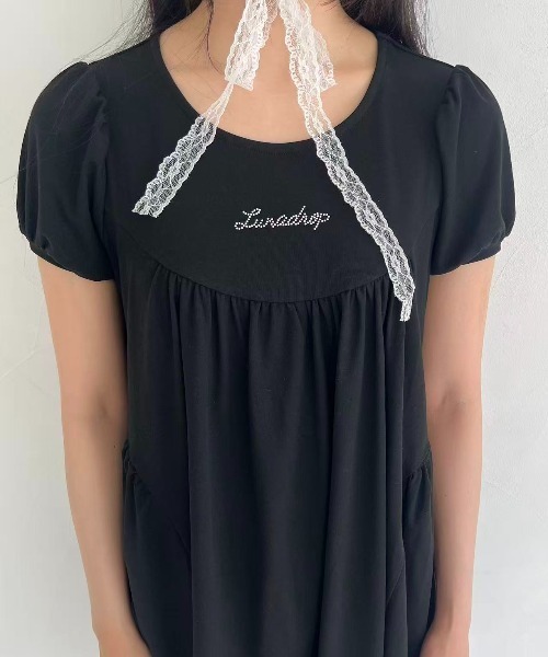 hugi(ハギ)の「LUNA DROP PUFF DRESS / ルナドロップパフドレス(ドレス・レディース・グレー/ブラック/ホワイト・FREE)」の4枚目の写真
