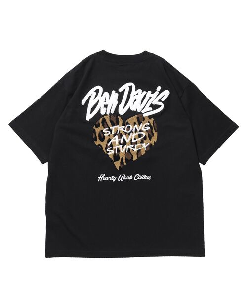 BEN DAVIS(ベンデイビス)の「【BEN DAVIS(ベンデイビス)】 HEART CHENILLE 2 TEE / Tシャツ 半袖 クルーネック 刺繍 ワンポイント ユニセックス オーバーサイズ(Tシャツ/カットソー・メンズ・ピンク/ホワイト/ブラック・MEDIUM/LARGE/X-LARGE)」の14枚目の写真