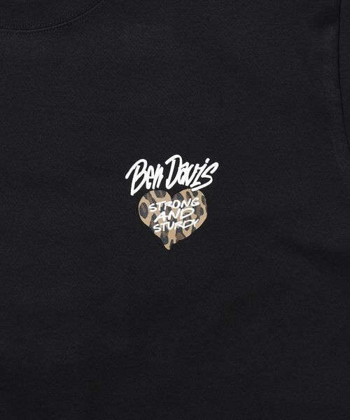 BEN DAVIS(ベンデイビス)の「【BEN DAVIS(ベンデイビス)】 HEART CHENILLE 2 TEE / Tシャツ 半袖 クルーネック 刺繍 ワンポイント ユニセックス オーバーサイズ(Tシャツ/カットソー・メンズ・ピンク/ホワイト/ブラック・MEDIUM/LARGE/X-LARGE)」の13枚目の写真