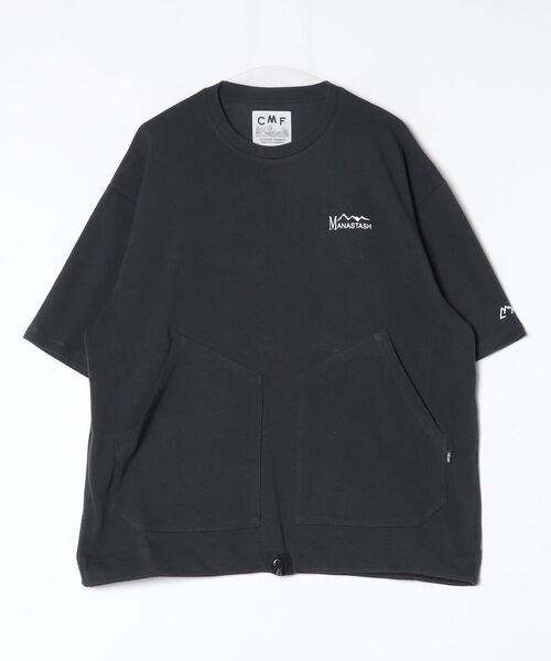 CMF OUTDOOR GARMENT(シーエムエフアウトドアガーメント)の「CMF OUTDOOR GARMENT×MANASTASH/シーエムエフアウトドアガーメント×マナスタッシュ 2 POCKET SLOW DRY TEE(Tシャツ/カットソー・メンズ・ブラック/キナリ・L/M/XL)」の6枚目の写真