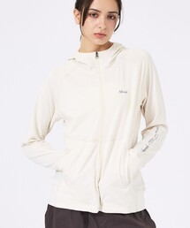 【NANGA / ナンガ】Air Flex RASH GUARD ZIP PK W/リフレクタープリント ラッシュガードパーカー
